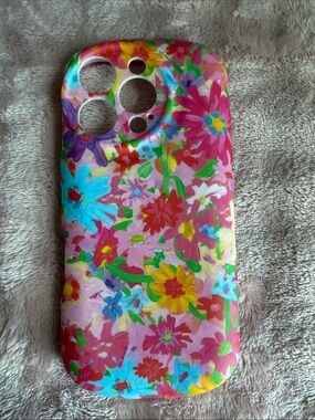 Floral Pink Multicolor Protective Phone Case